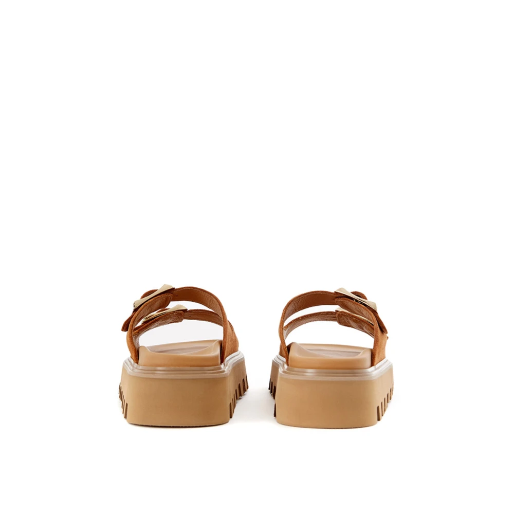 Casadei Sliders Brown Dames