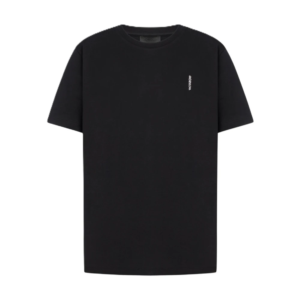 Dondup Men's Black T-Shirts, L, Crew Neck T-Shirt