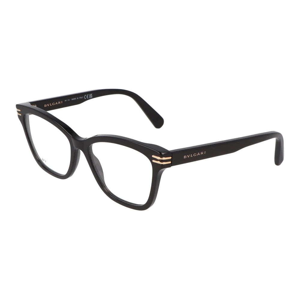 Bvlgari Unisex Black Stylish Eyeglasses With Acetate Frame - Glasses - 54 Mm - Accessories