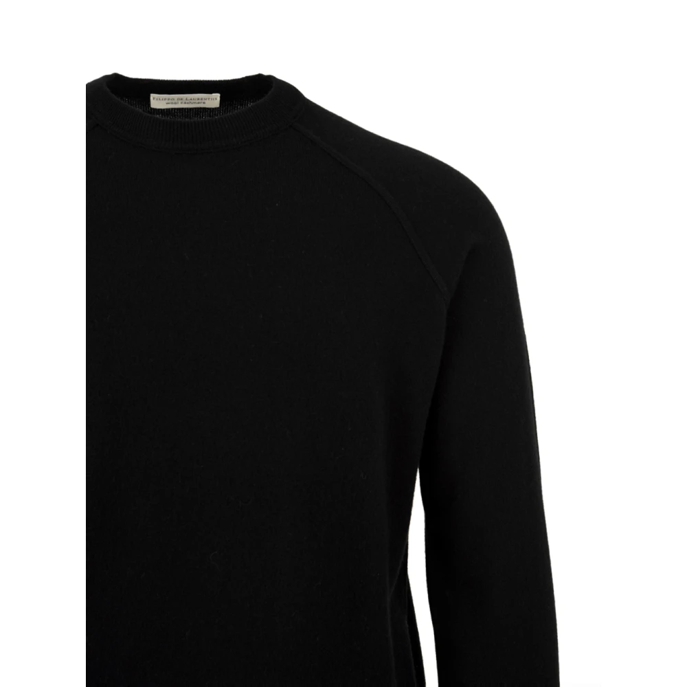 Filippo De Laurentiis Zwarte Sweaters Model Gc1Mlr2A Black Heren