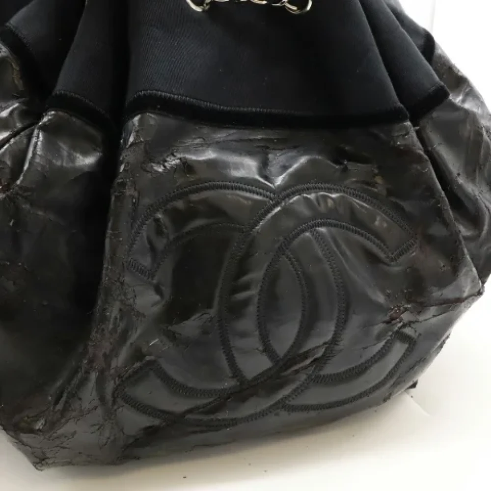 Chanel Vintage Pre-owned Plastic chanel-bags Black Dames