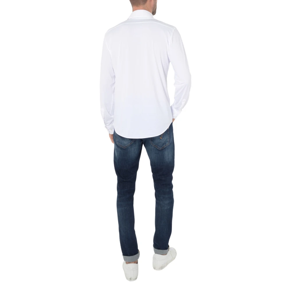RRD Witte Oxford Overhemd Slim Fit Non-Iron White Heren
