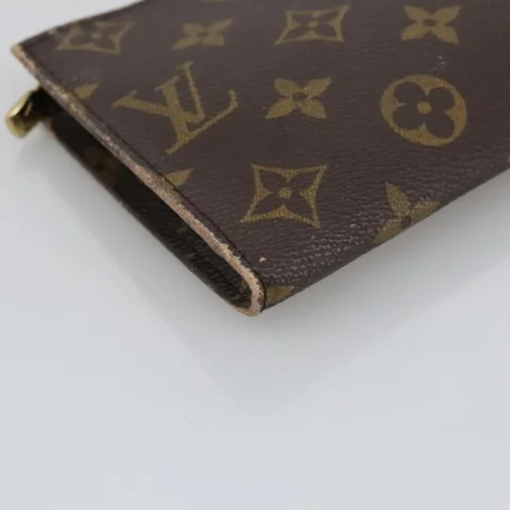 Louis Vuitton Vintage Pre-owned Canvas clutches Brown Dames