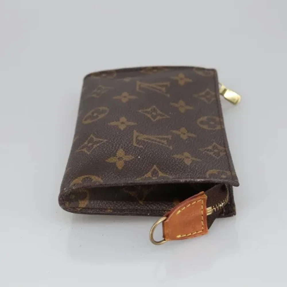 Louis Vuitton Vintage Pre-owned Canvas pouches Brown Dames