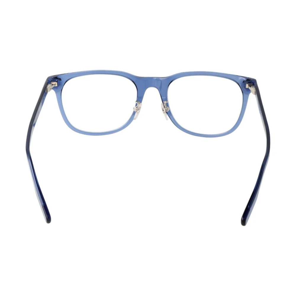 Ermenegildo Zegna Blauwe Rechthoekige Optische Monturen Blue Heren