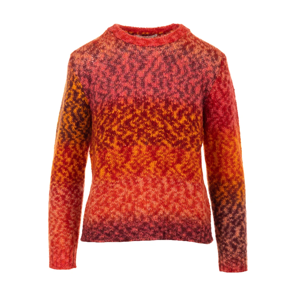 Kangra Rode Trui Girocollo Stijl Red Dames