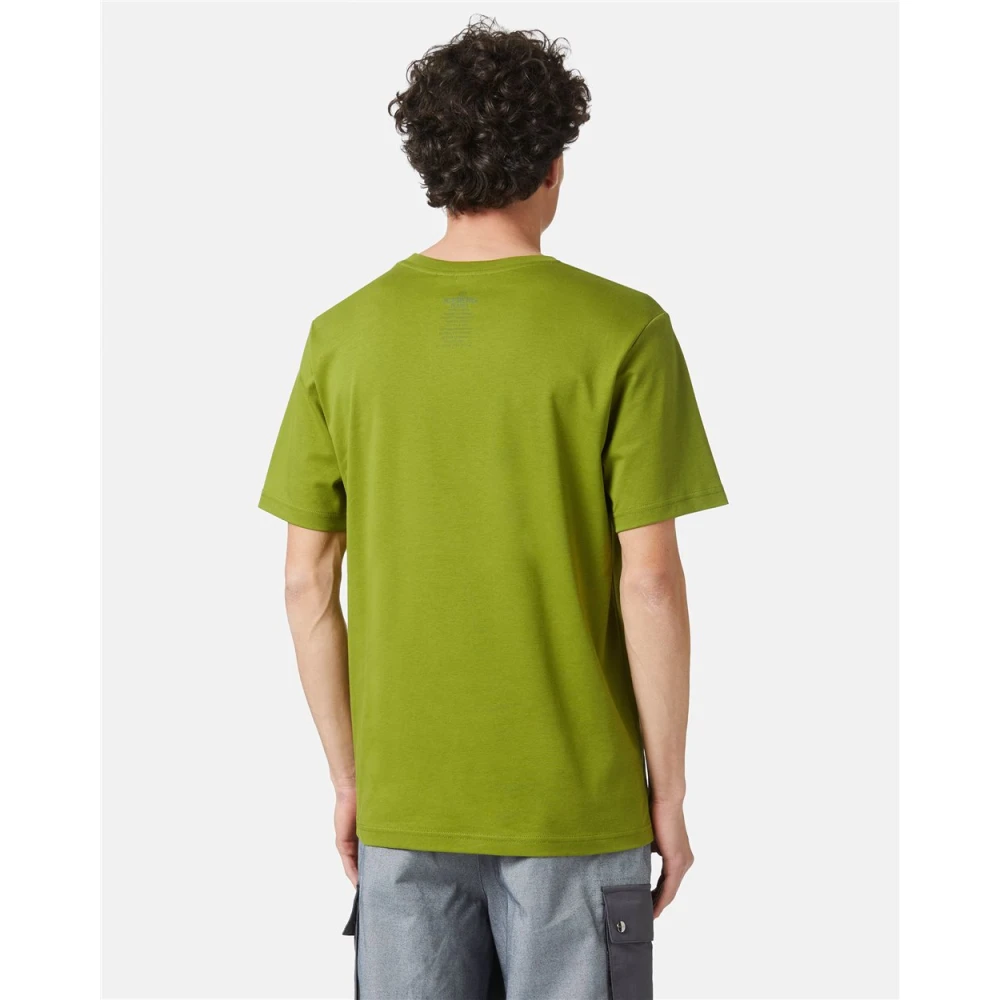 Iceberg katoenen T-shirt Green Heren