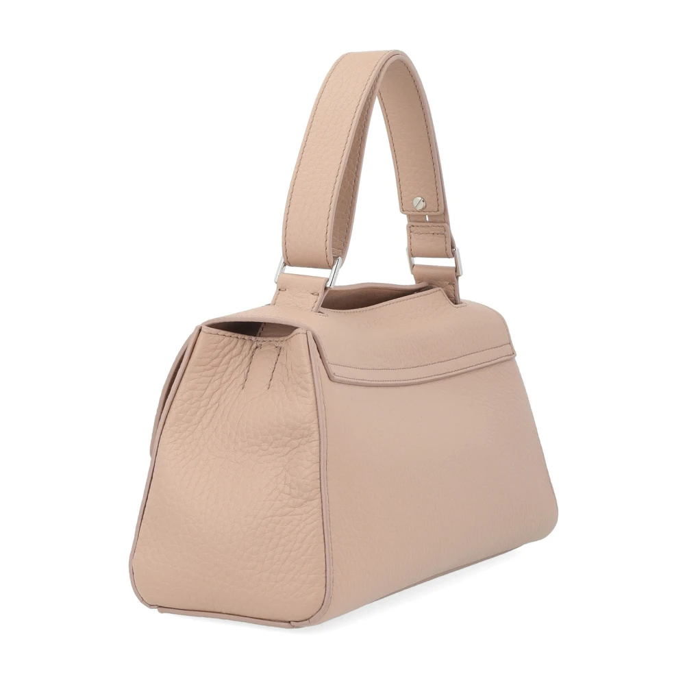 Orciani Zachte leren lange rok Brown Dames