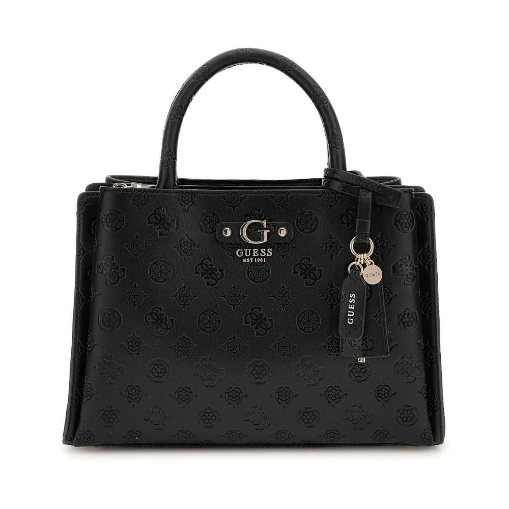 Guess Zwarte Schoudertas Gerty Girlfriend Sat Black Dames