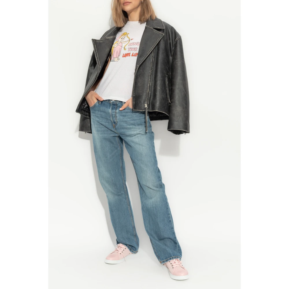 Re Done Straight leg jeans Blue Dames