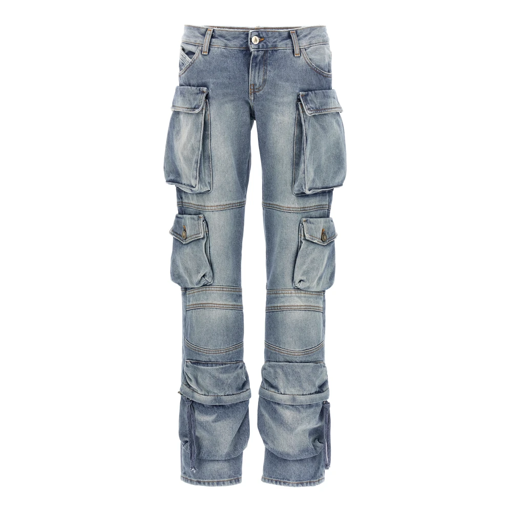 The Attico Blå Essie Cargo Jeans