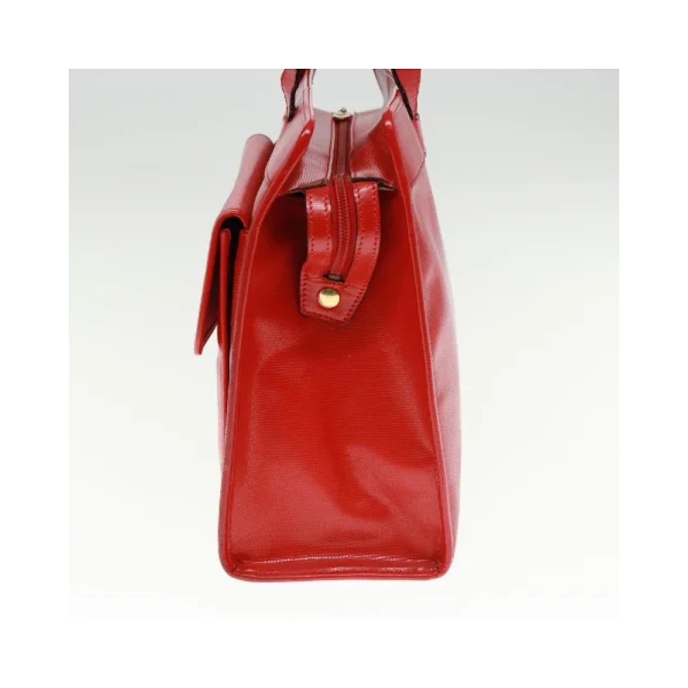 Celine Vintage Pre-owned Leather celine-bags Red Dames