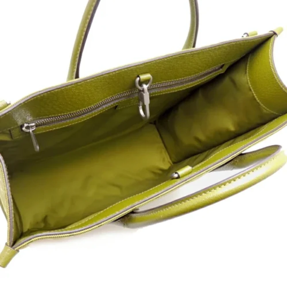 Gucci Vintage Pre-owned Fabric gucci-bags Green Dames