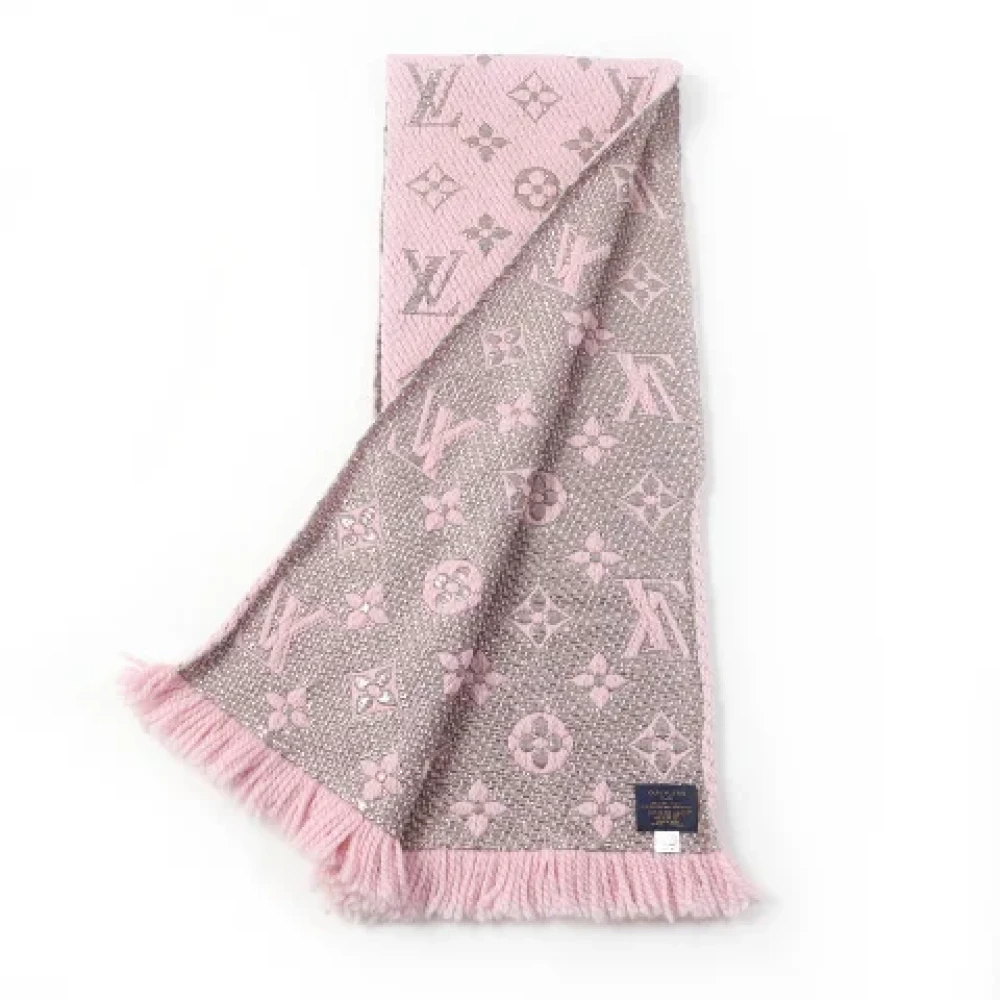 Louis Vuitton Vintage Pre-owned Silk scarves Pink Dames