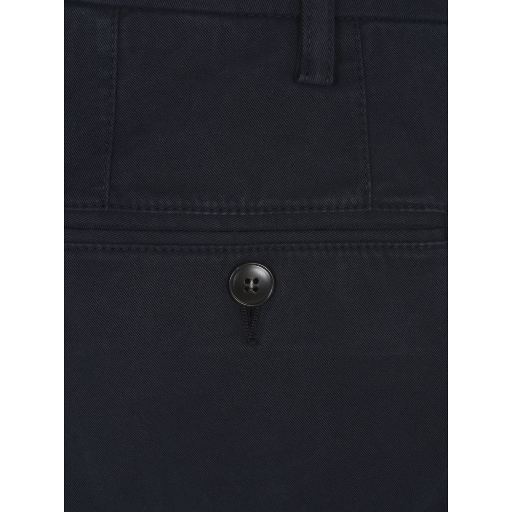 Canali Zwarte Sportbroek Black Heren