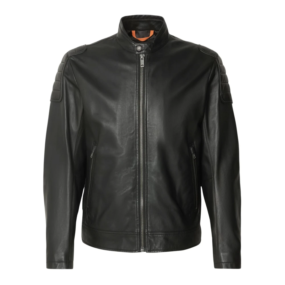 Jackets > Leather Jackets - - Hugo - Modalova