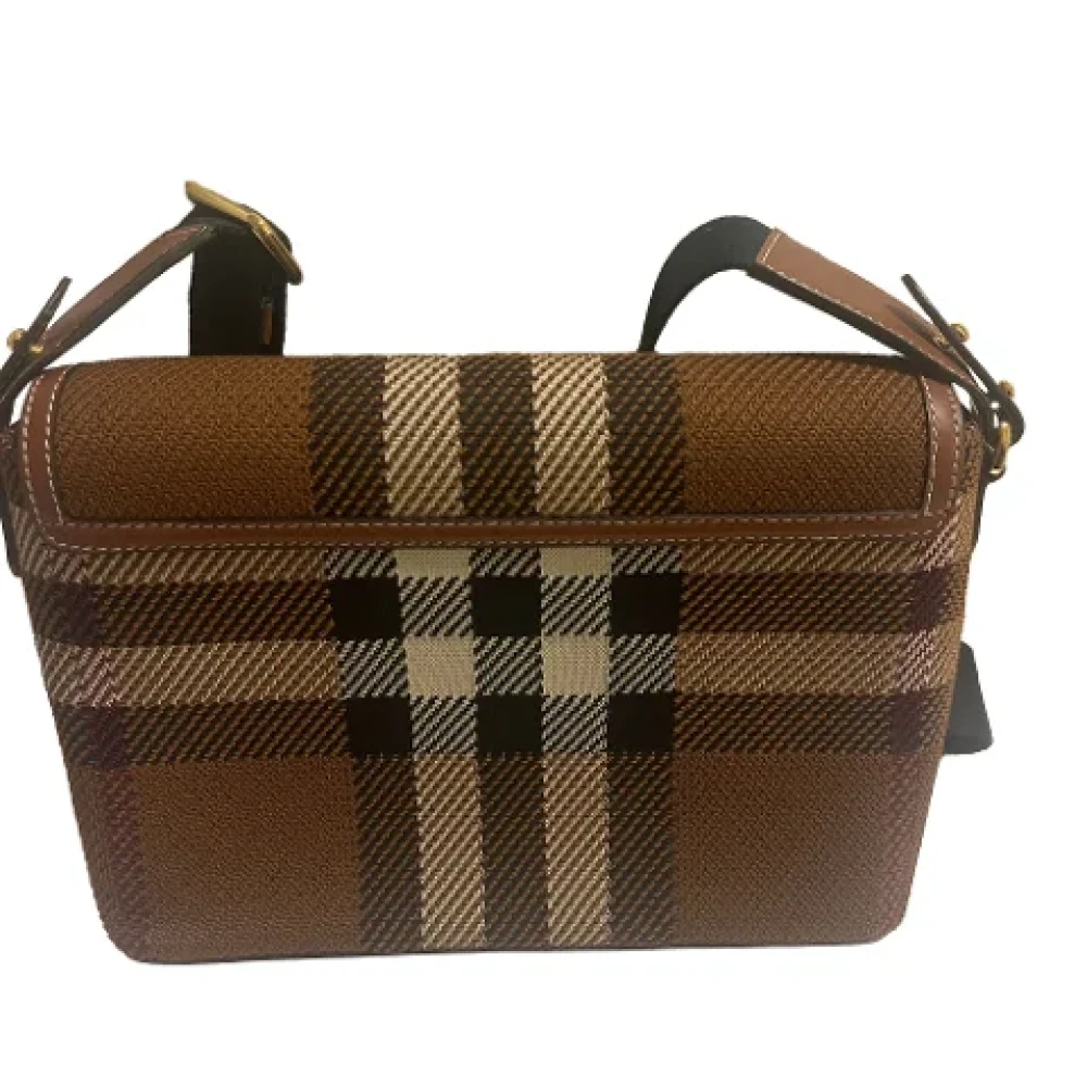 Burberry Leather shoulder-bags Brown Dames