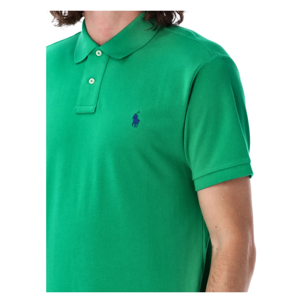 Polo Ralph Lauren Custom Fit Polo Shirt Green Heren