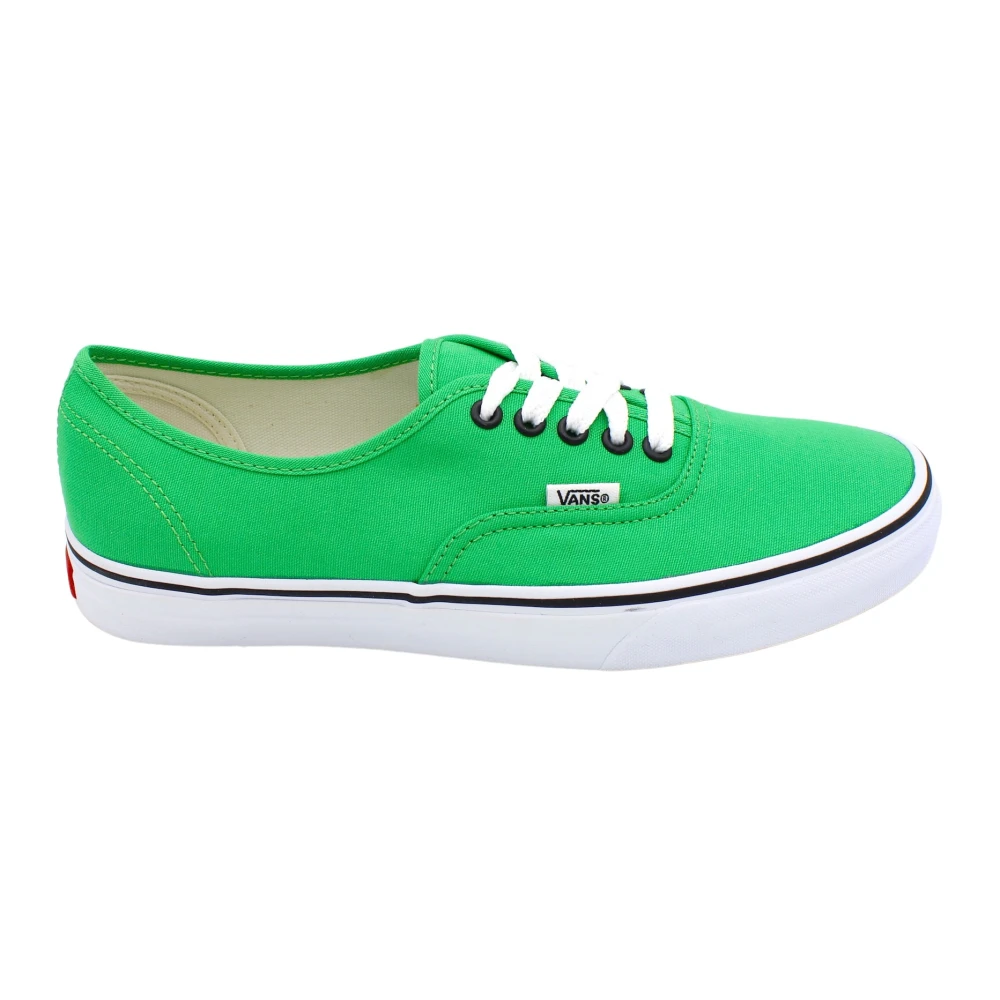 Vans Canvas Veters Rubberen Zool Sneakers Heren Schoenen Groen