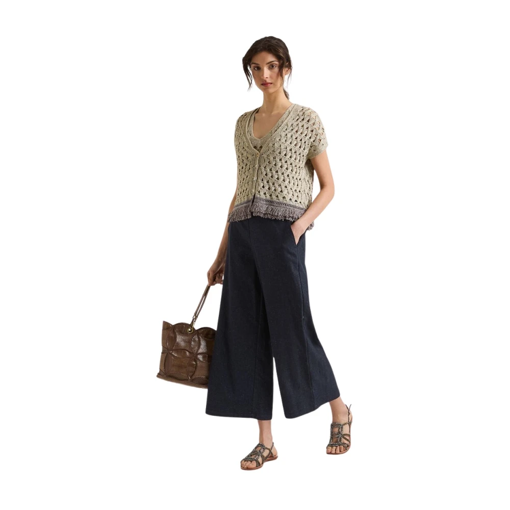 Trousers > Wide Trousers - - Maliparmi - Modalova