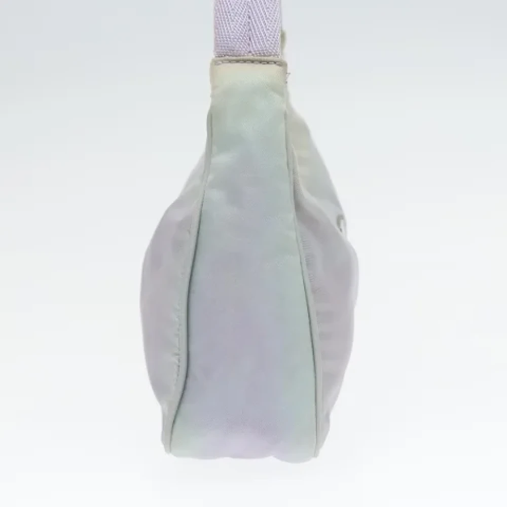 Prada Vintage Pre-owned Nylon handbags Purple Dames