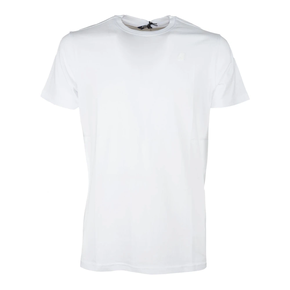K-way T-Shirt Klassieke Stijl White Heren