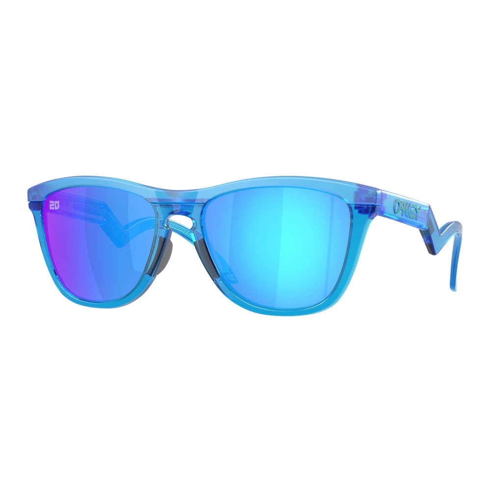 Oakley Blue Sunglasses, Male, 55 Mm, Hybrid Frogskins Sunglasses