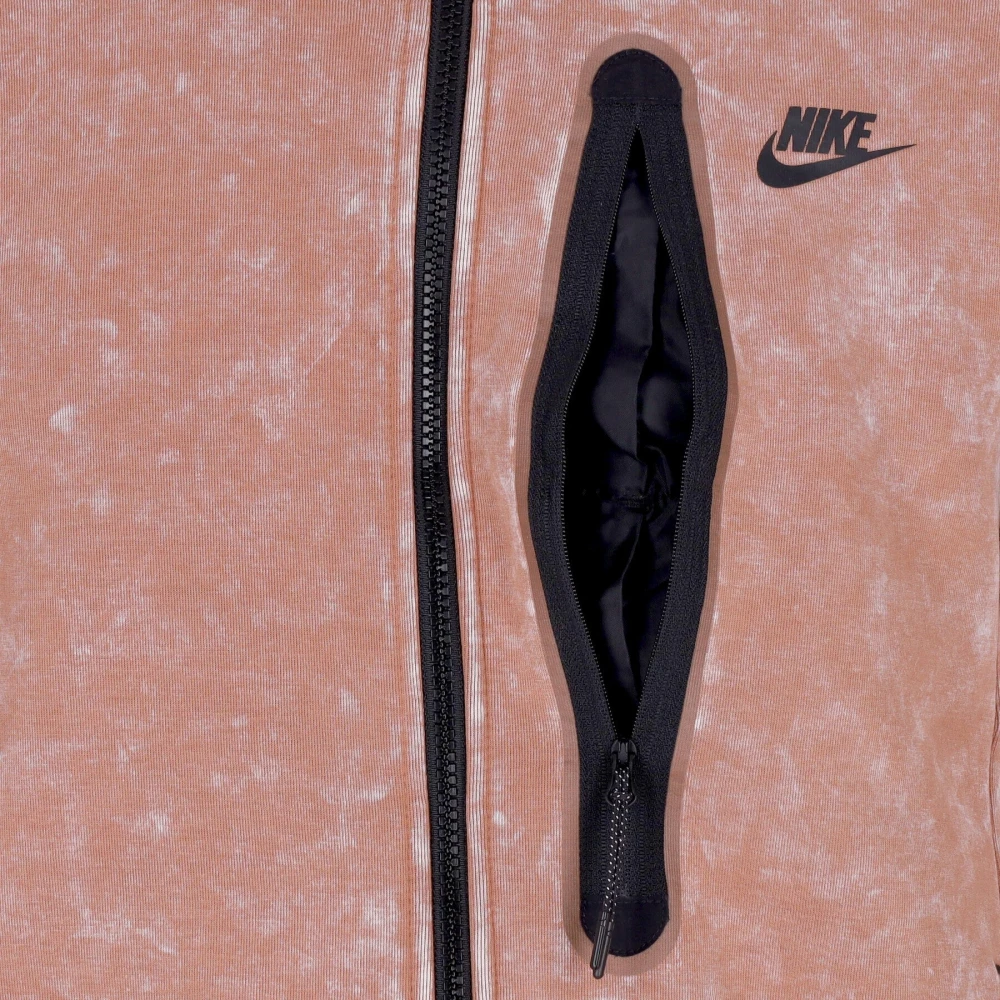 Nike Tech Fleece Zip Hoodie Pink Heren