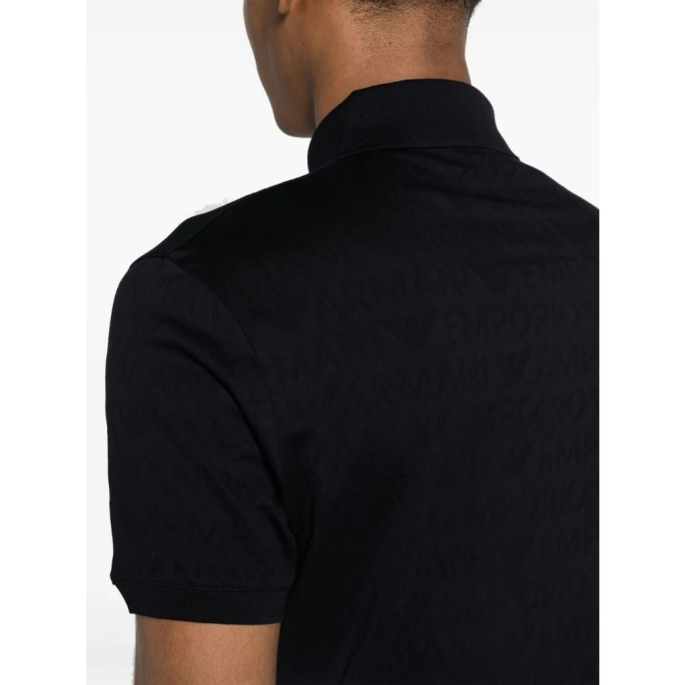 Emporio Armani Polo Shirts Black Heren