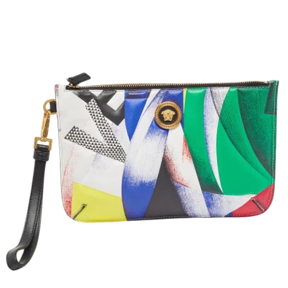 Versace Pre-owned Leather clutches Multicolor Dames