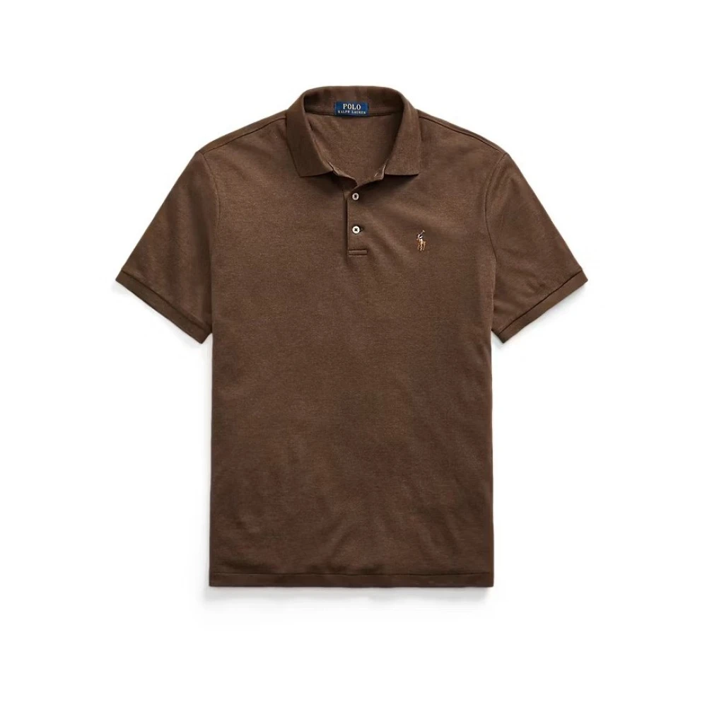 Polo Ralph Lauren Uomo Marrone Top, 2XL, New,