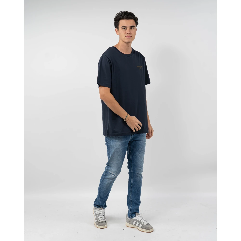 Iceberg Casual Loose Fit T-shirt Blue Heren