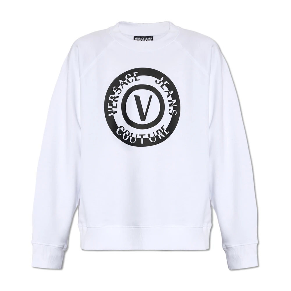 Versace Jeans Couture Oversized sweatshirt White Heren