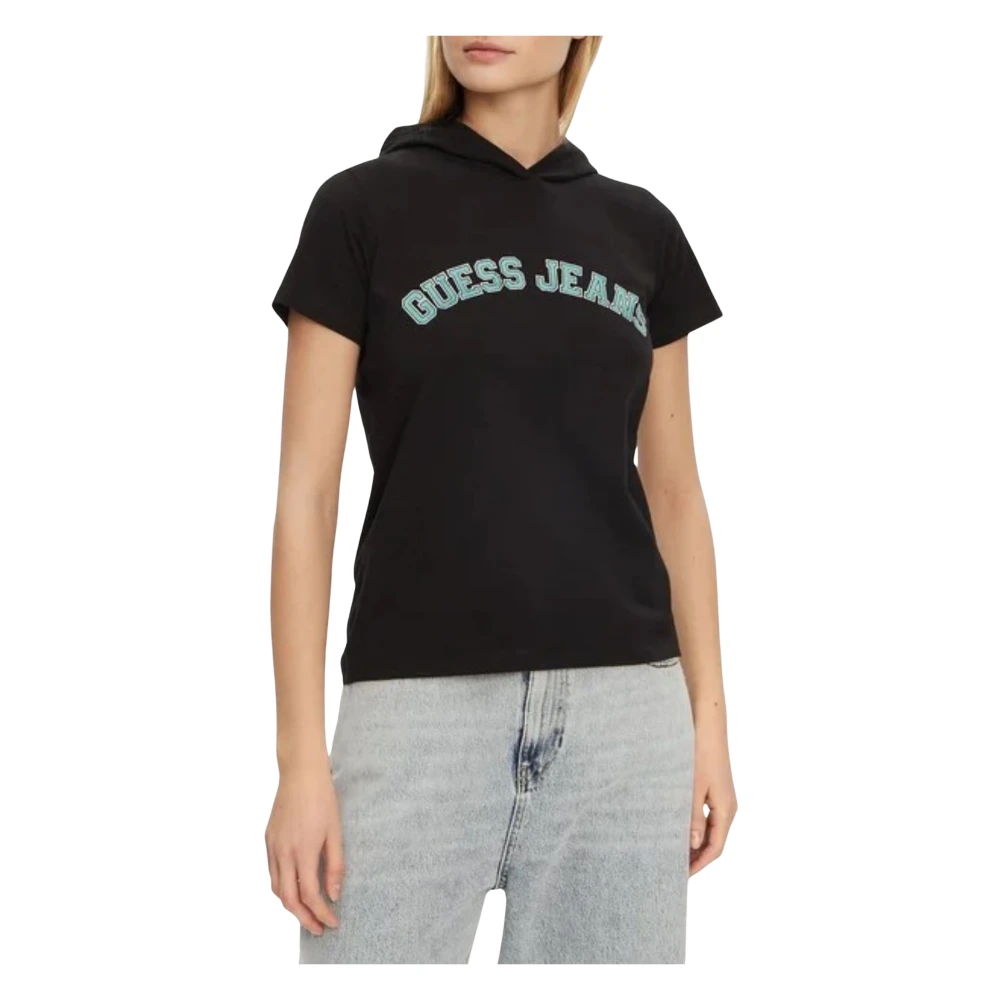 Guess - Tops > T-Shirts - Black - Guess - Modalova