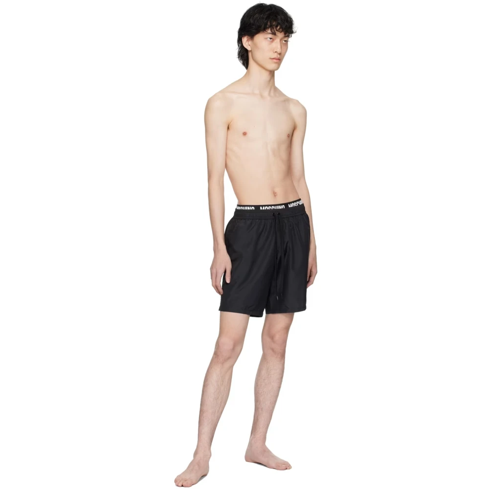 Moschino Zwarte Zwemshorts Regular Fit Black Heren
