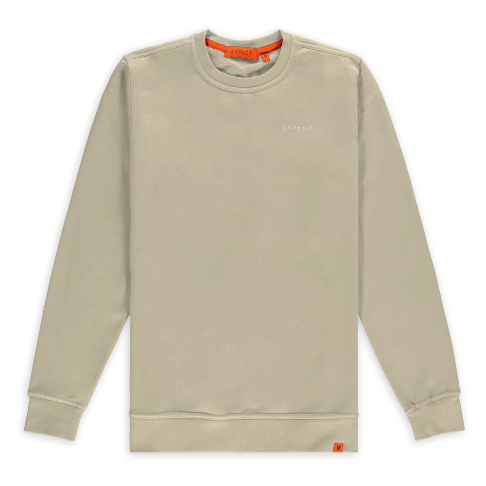 Aspact Syben Crewneck Beige Heren