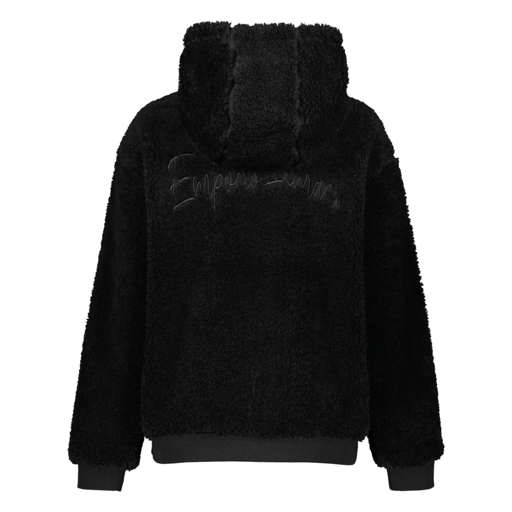 Emporio Armani Omkeerbare Polyester Jas Black Dames