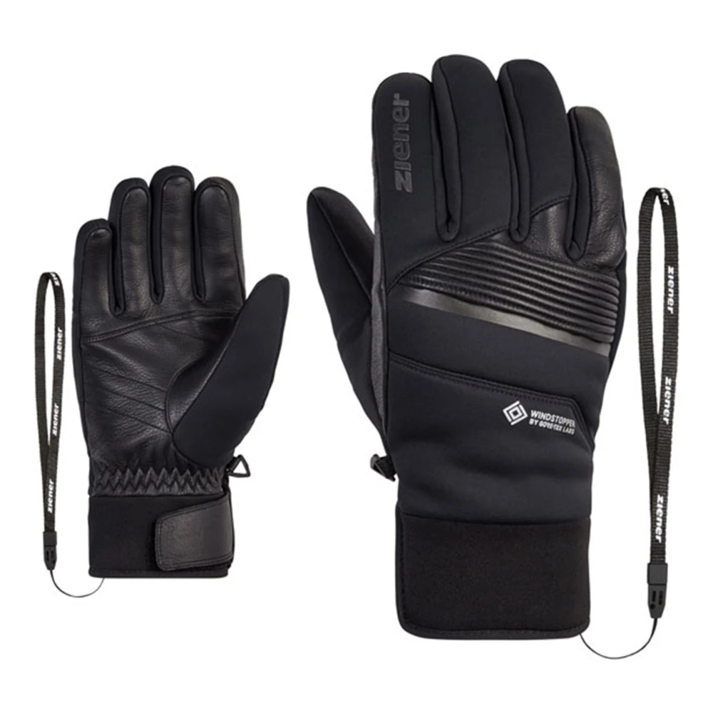 Ziener Zwarte Ganno WS Winterhandschoenen Black Heren