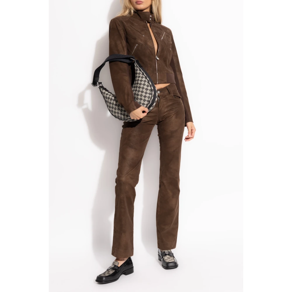 Misbhv Vegan leren jas Brown Dames