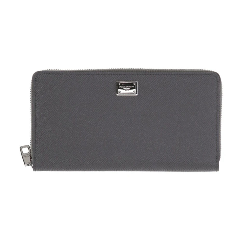 Dolce & Gabbana Chic Wallet for Men and Women Gray Heren