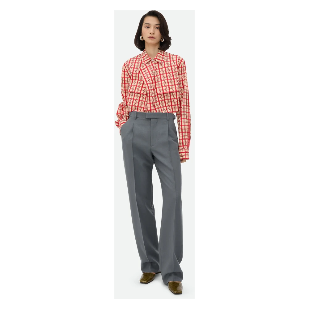 Bottega Veneta Rode overhemden met knoopsluiting Red Dames