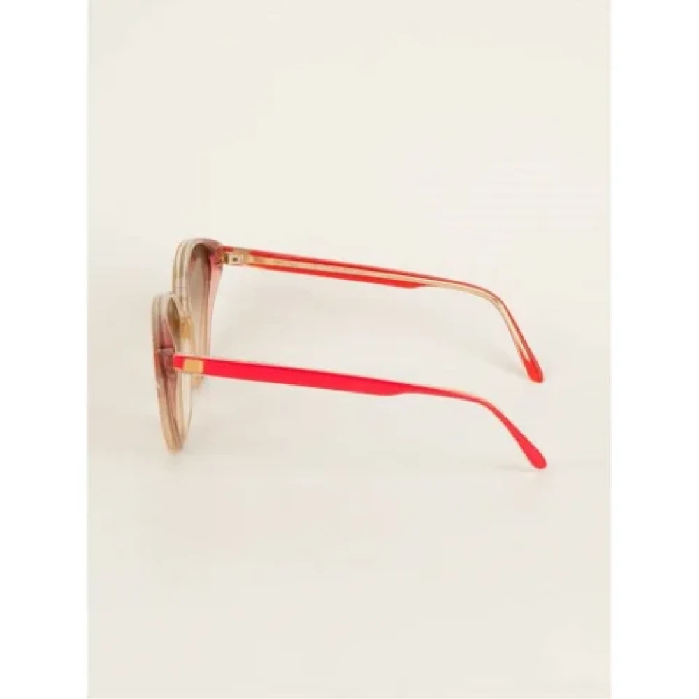 Balenciaga Vintage Pre-owned Acetate sunglasses Beige Dames