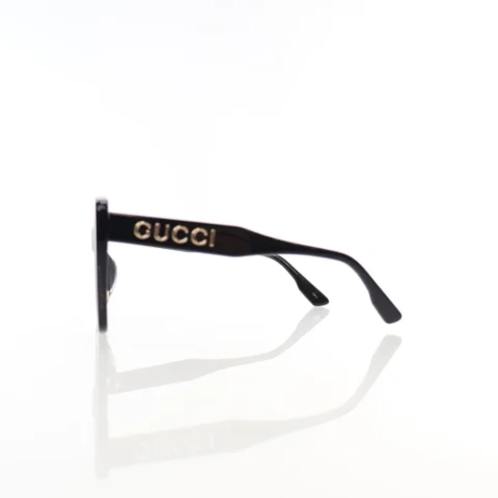 Gucci Vintage Pre-owned Acetate sunglasses Black Dames