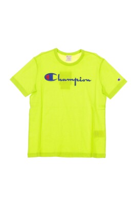 fluo-green-crewneck-tee