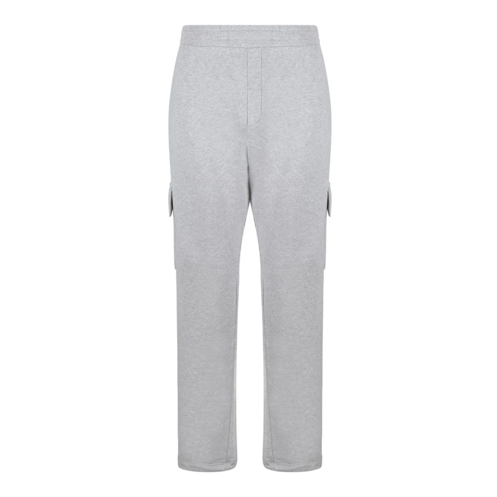 Golden Goose Grijze joggingbroek met logo details Gray Heren