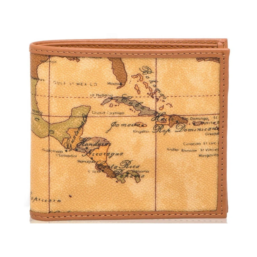 Alviero Martini 1a Classe Geo Classic Portemonnee Beige Heren