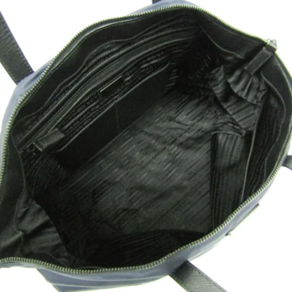 Prada Vintage Pre-owned Leather totes Black Dames