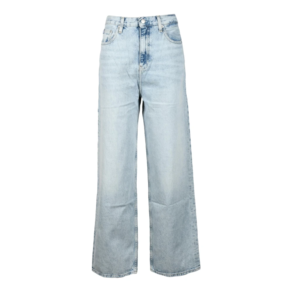 Calvin Klein Jeans Katoenen Jeans Blue Dames