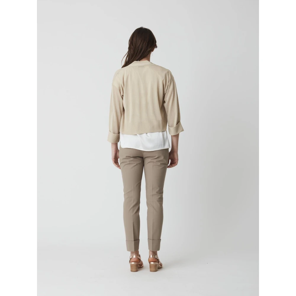 Alpha Studio Dames Vest Beige Dames