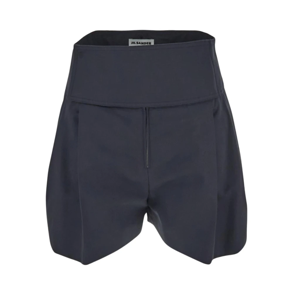 Jil Sander Katoenen shorts voor dames Gray Dames